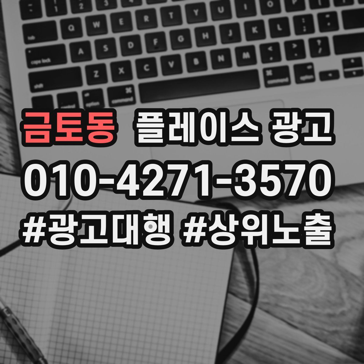 금토동 플레이스 광고