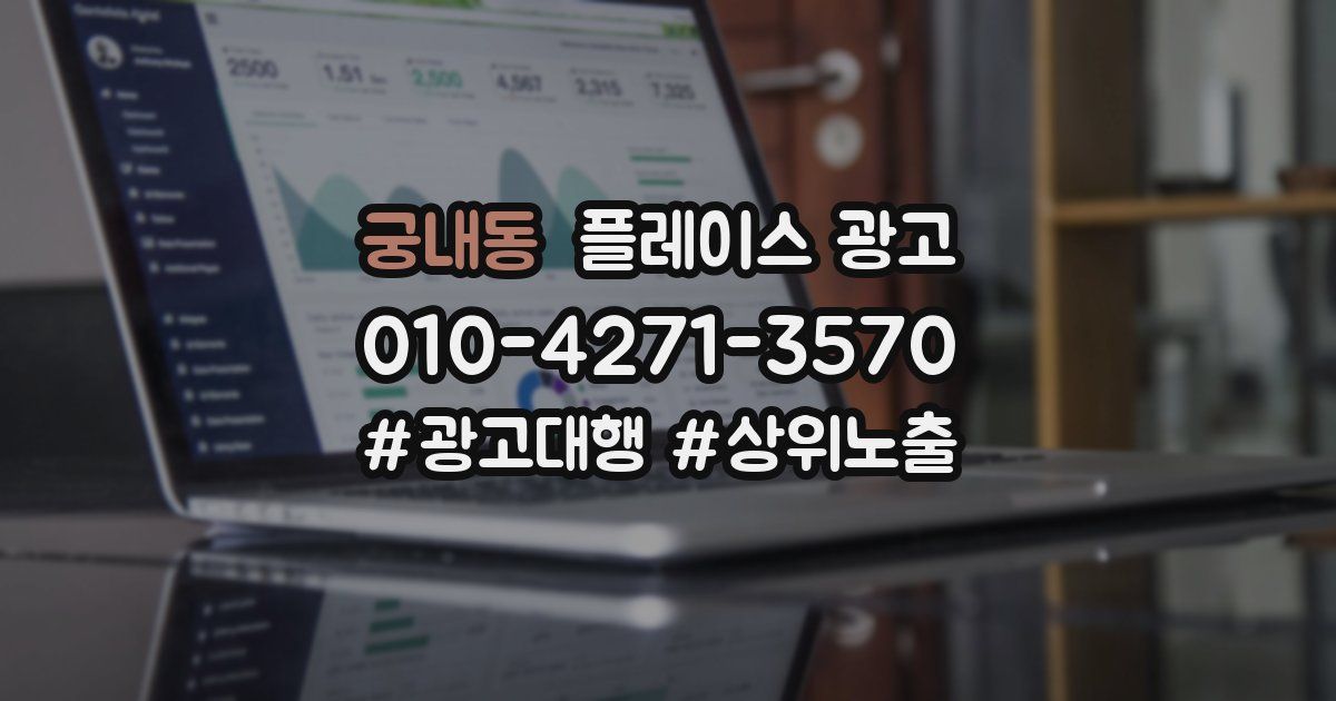 궁내동 플레이스 광고