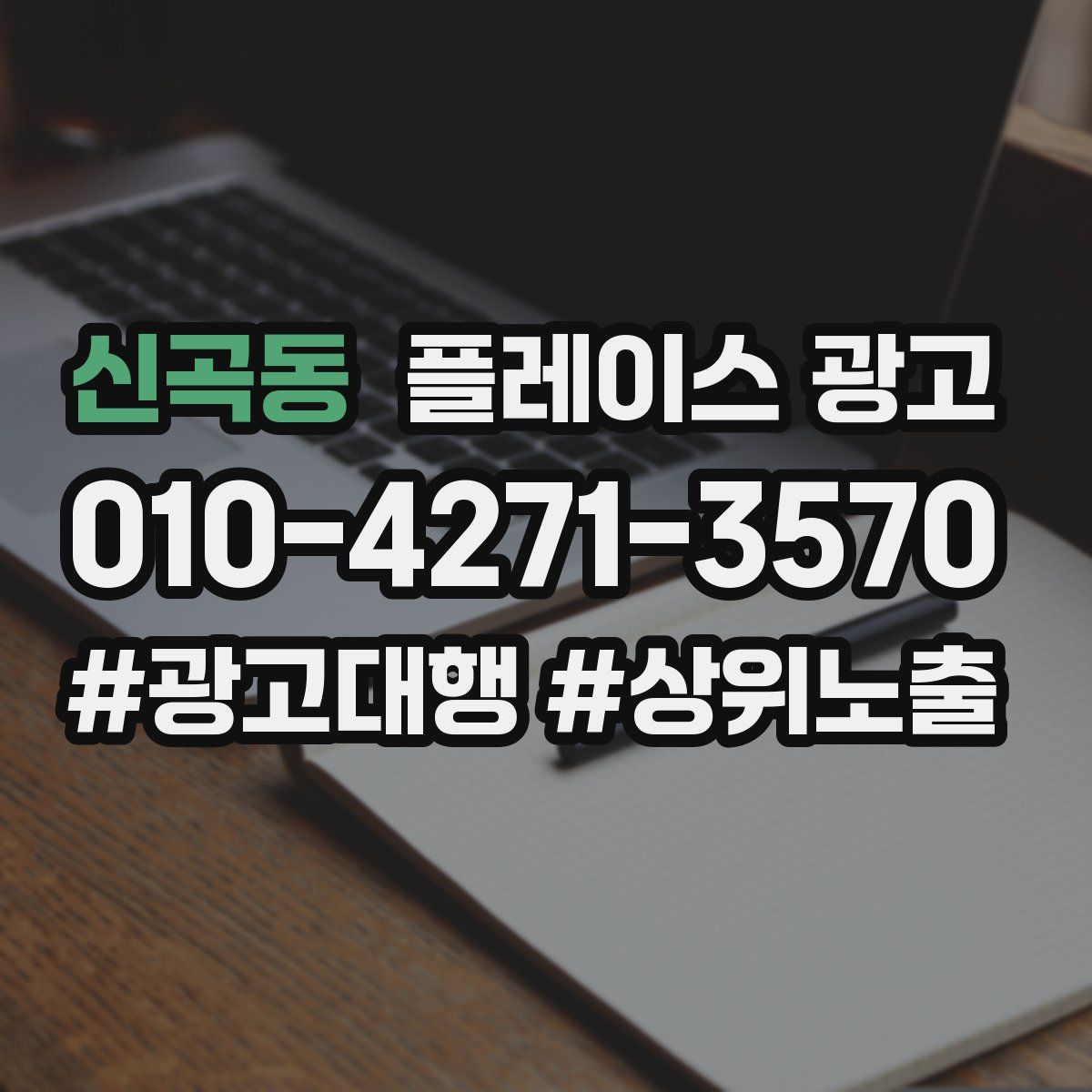 신곡동 플레이스 광고