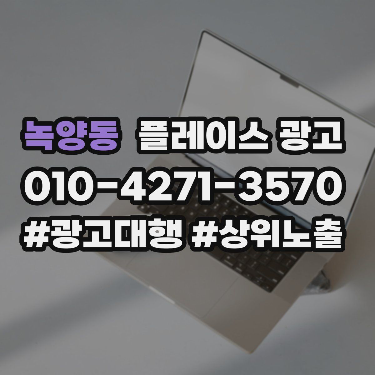 녹양동 플레이스 광고