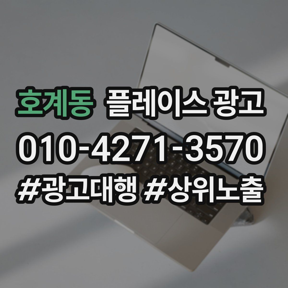 호계동 플레이스 광고