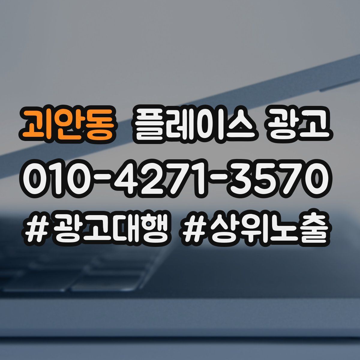 괴안동 플레이스 광고