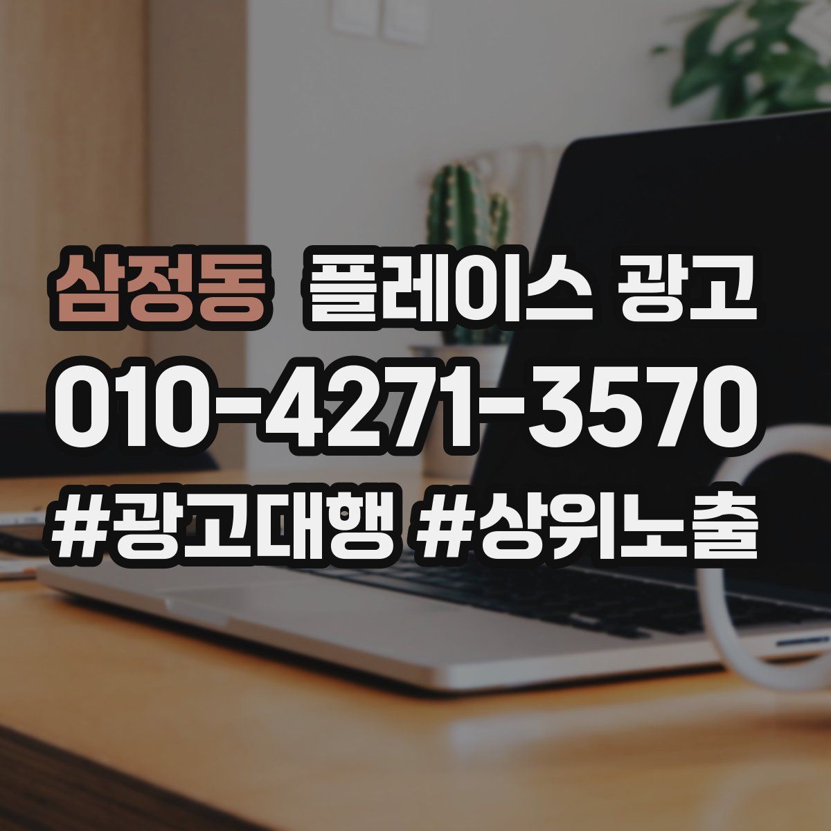 삼정동 플레이스 광고