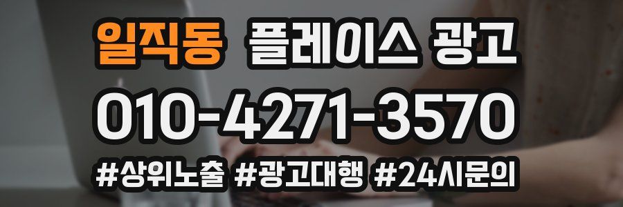 일직동 플레이스 광고