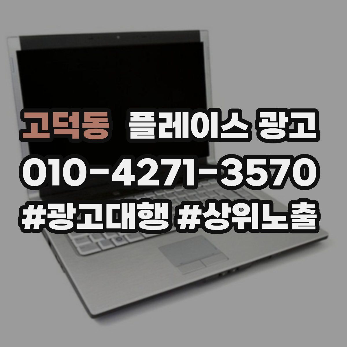 고덕동 플레이스 광고