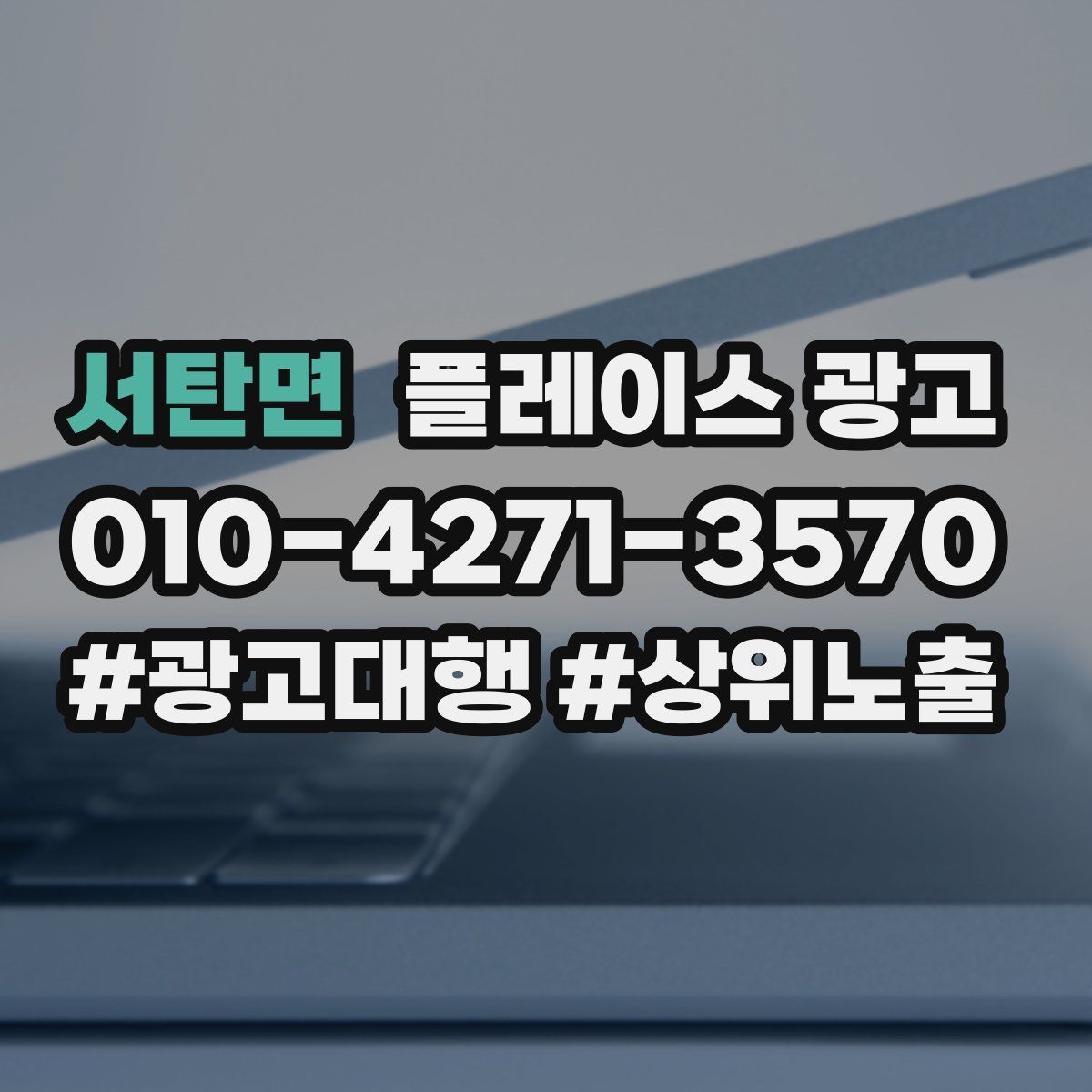 서탄면 플레이스 광고