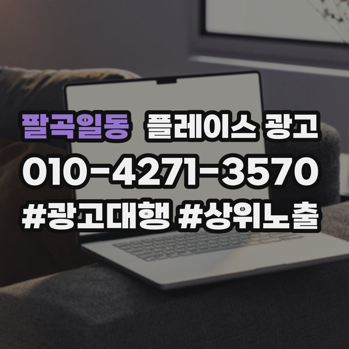 팔곡일동 플레이스 광고