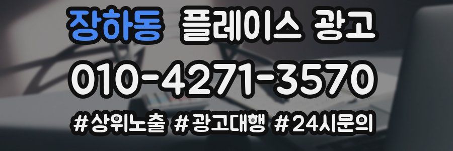 장하동 플레이스 광고