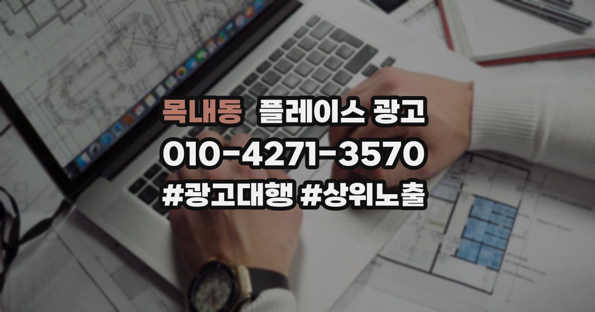 목내동 플레이스 광고