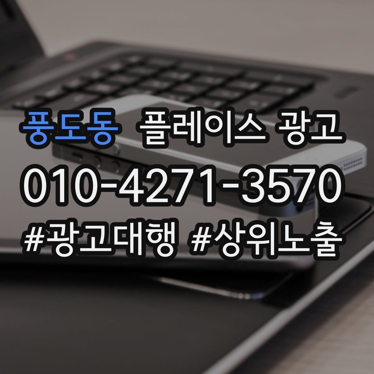 풍도동 플레이스 광고