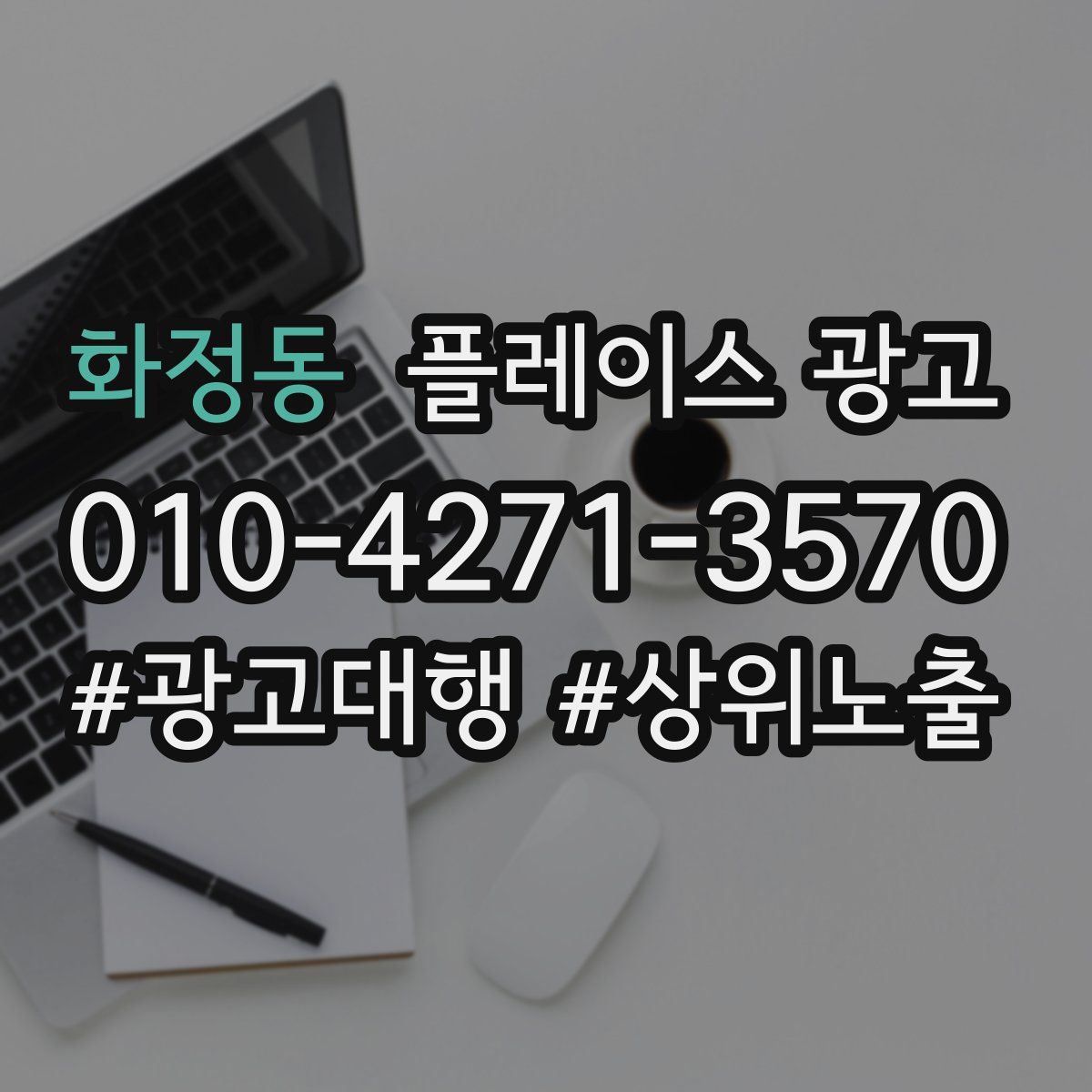 화정동 플레이스 광고