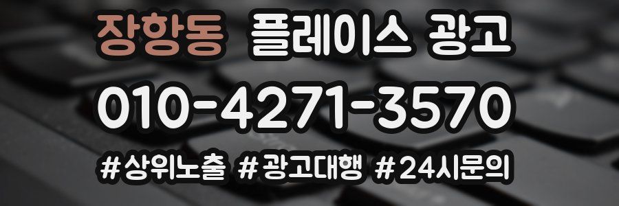 장항동 플레이스 광고
