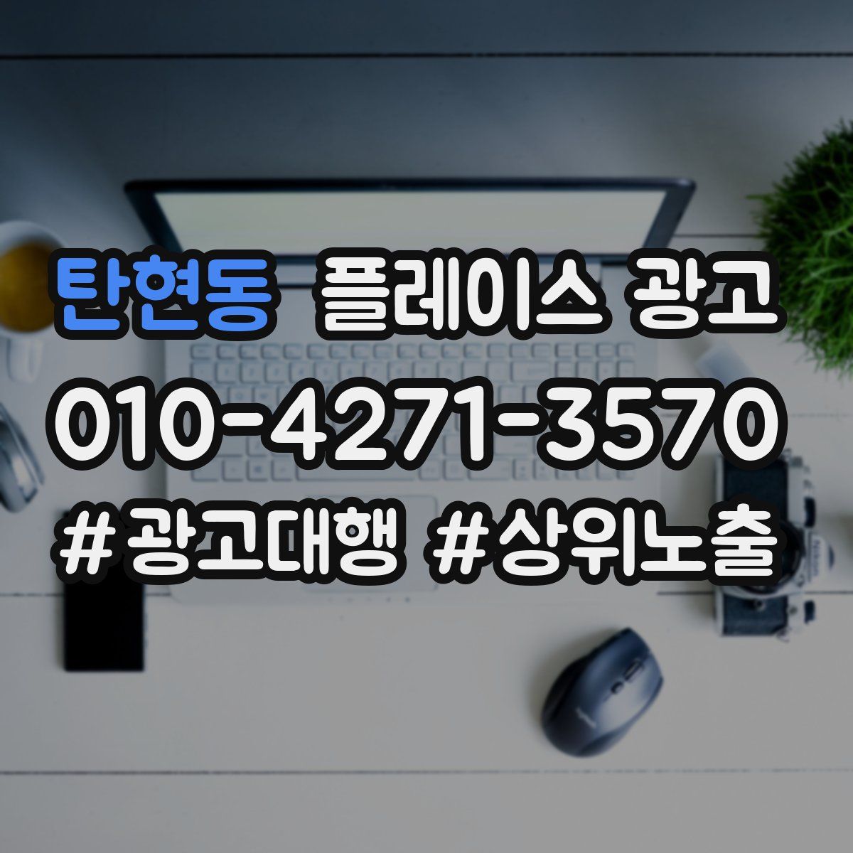 탄현동 플레이스 광고