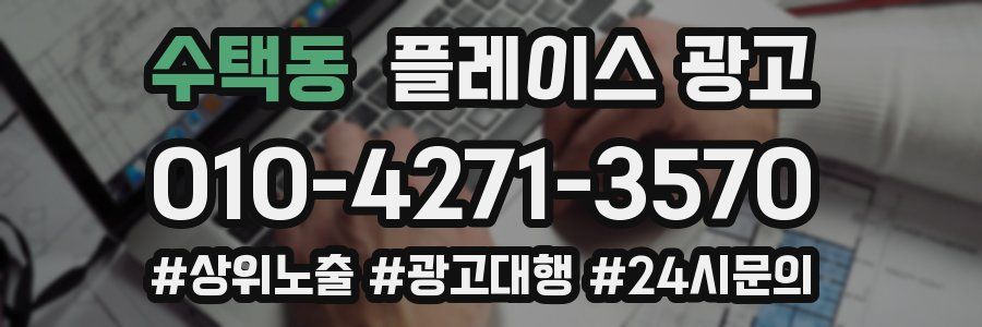 수택동 플레이스 광고
