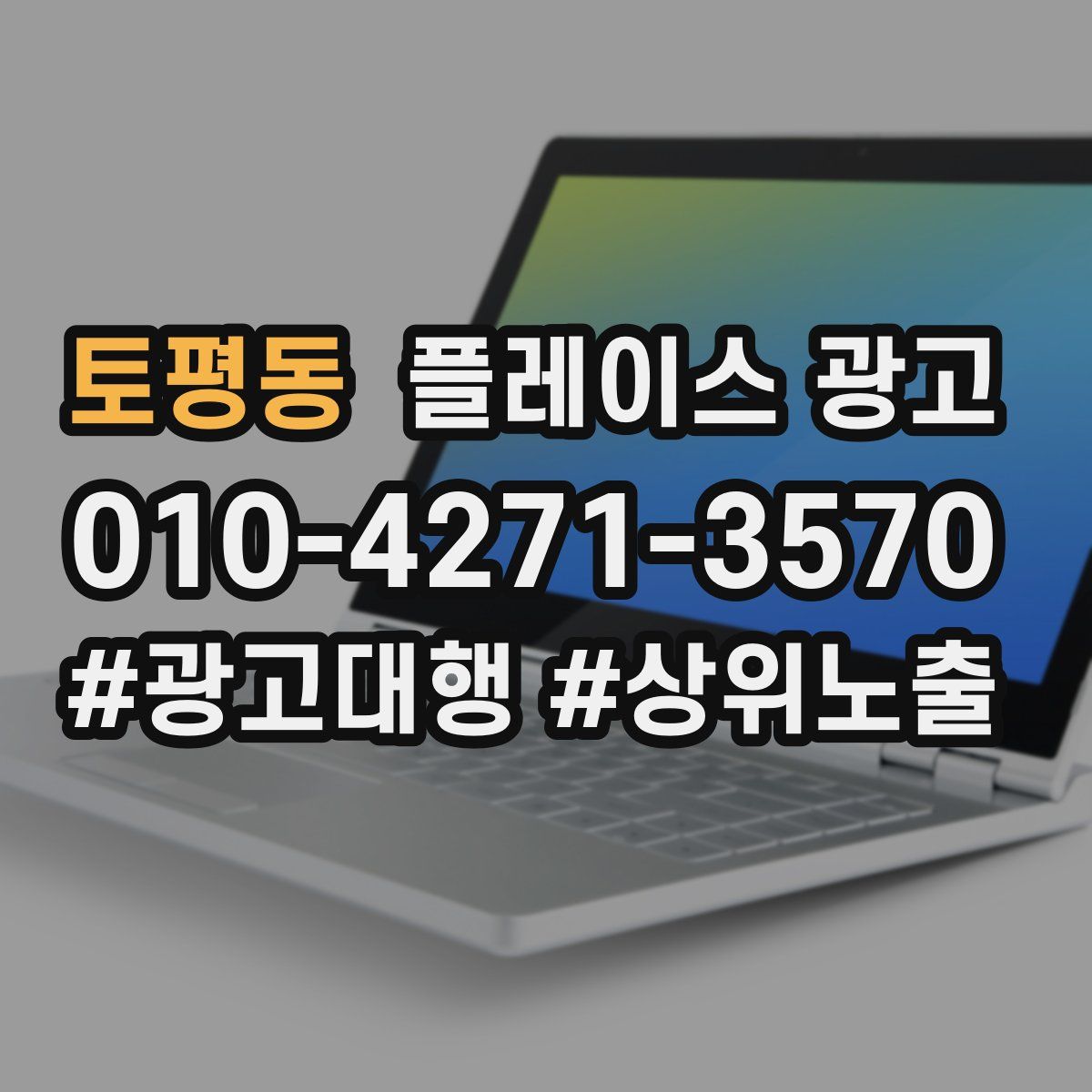 토평동 플레이스 광고