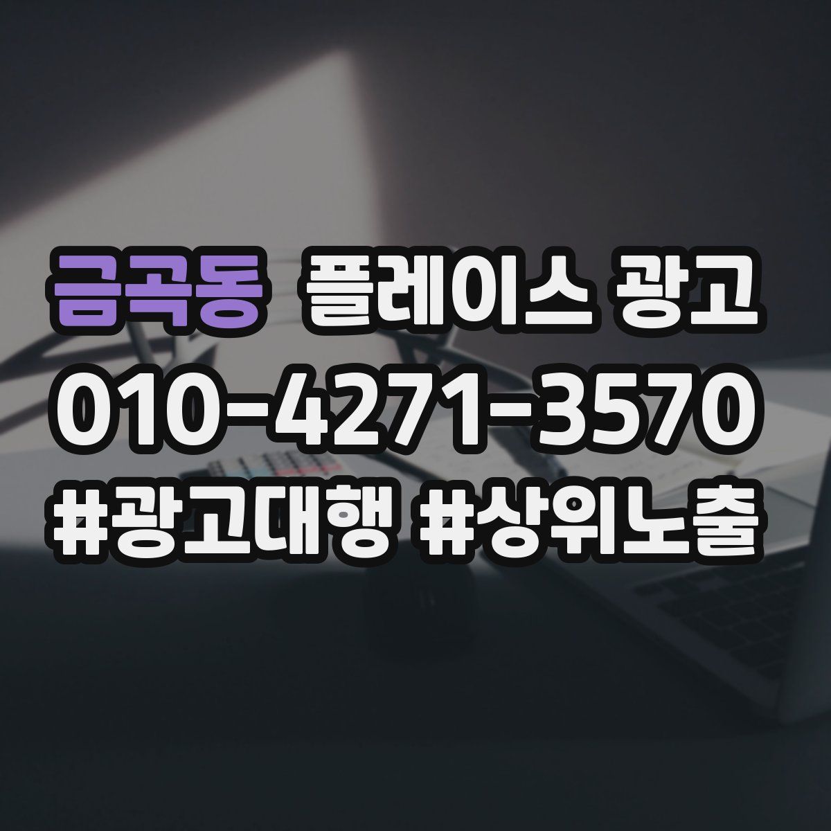 금곡동 플레이스 광고