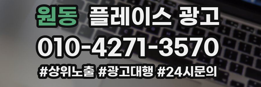 원동 플레이스 광고