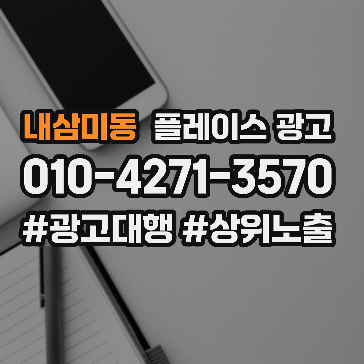 내삼미동 플레이스 광고