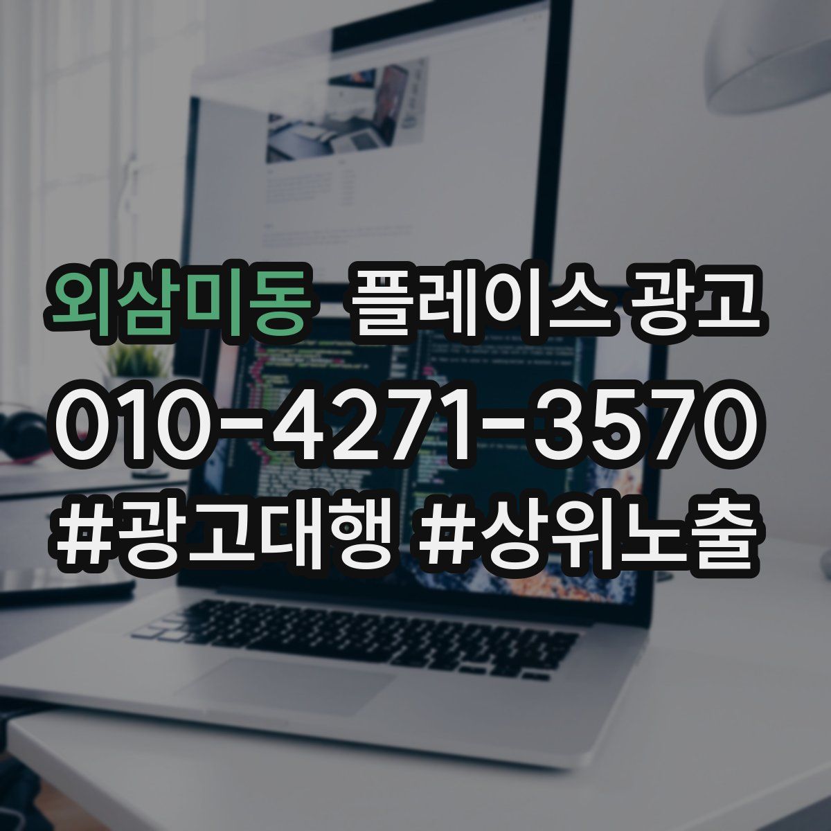 외삼미동 플레이스 광고
