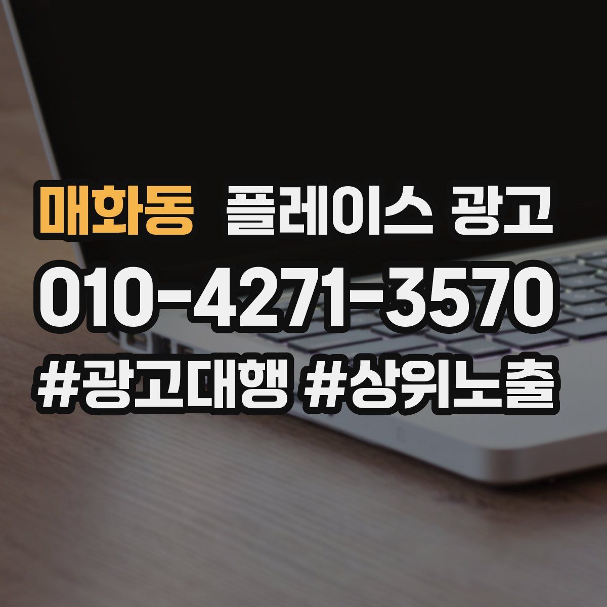 매화동 플레이스 광고