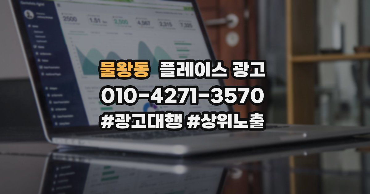 물왕동 플레이스 광고
