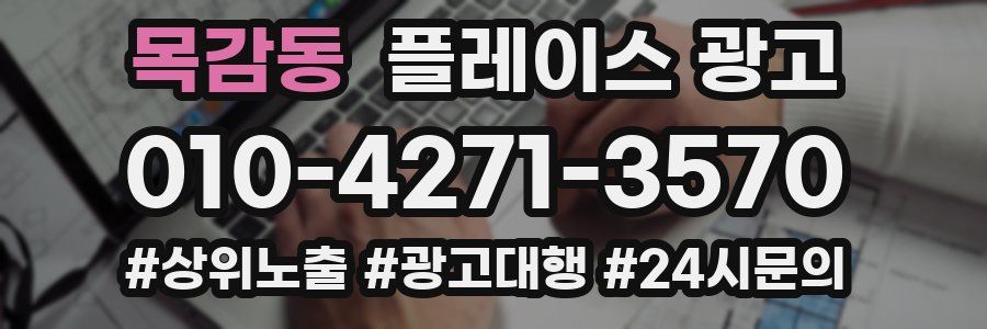 목감동 플레이스 광고