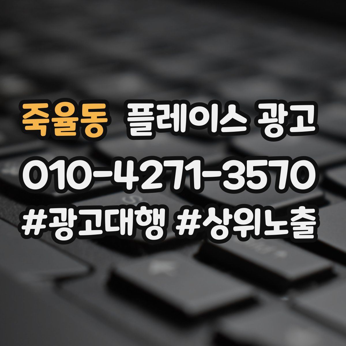 죽율동 플레이스 광고