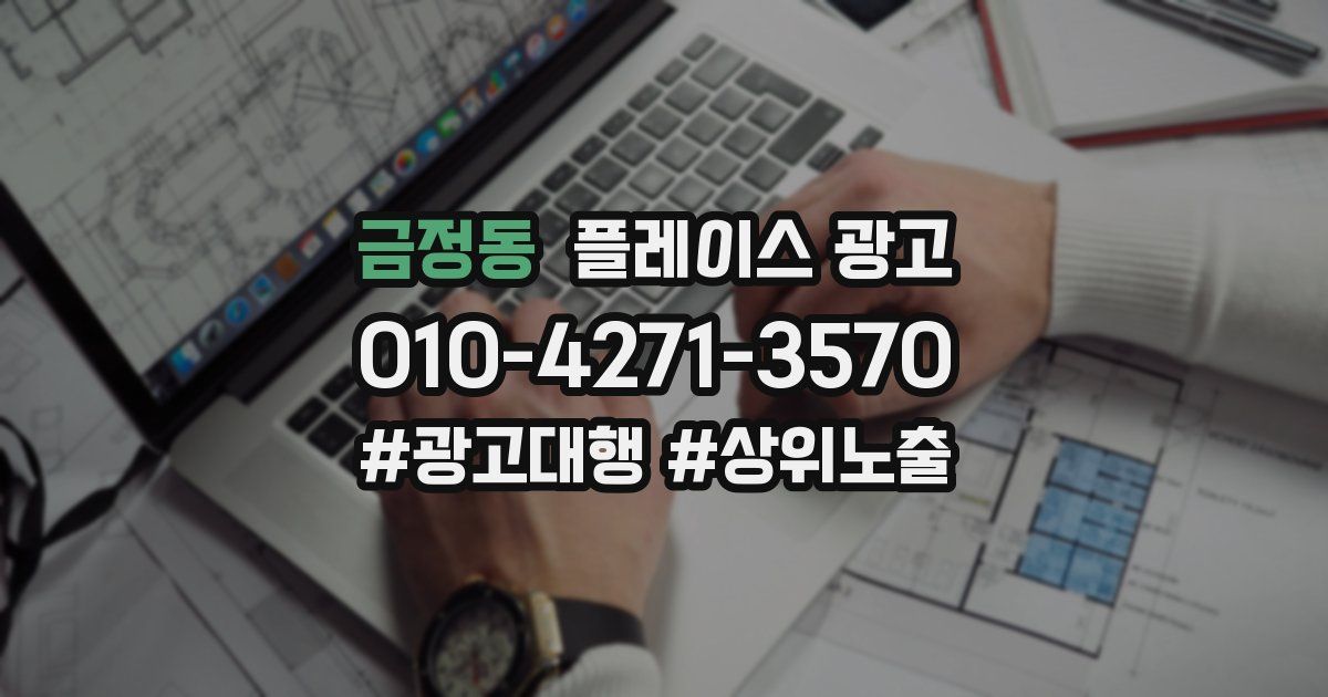 금정동 플레이스 광고
