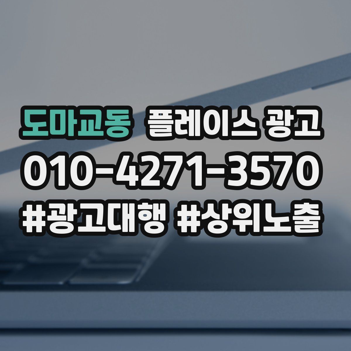 도마교동 플레이스 광고