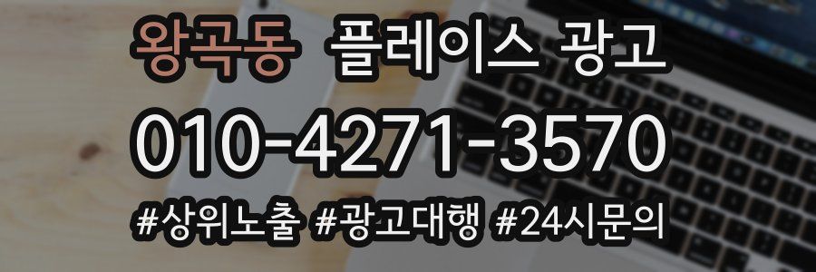 왕곡동 플레이스 광고
