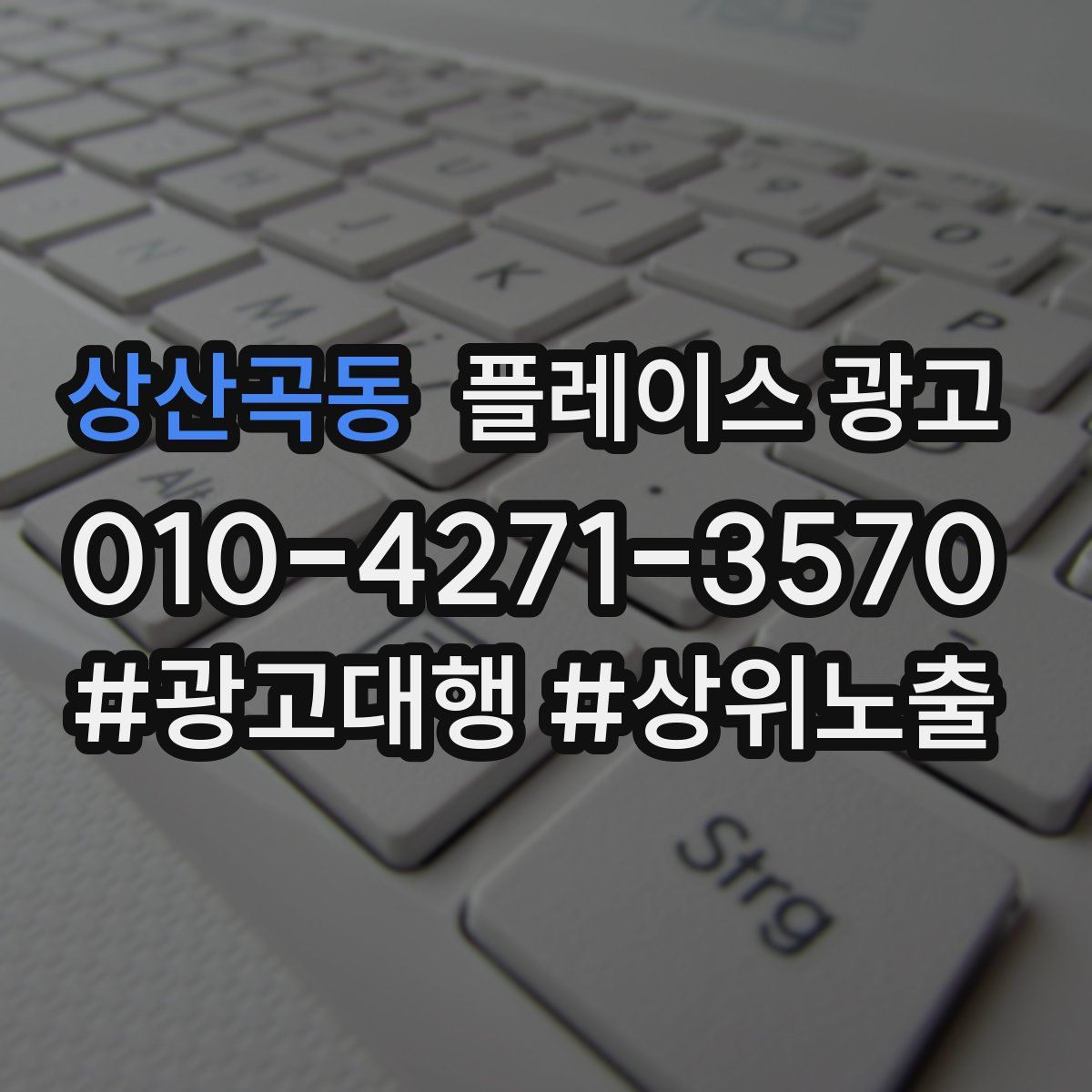 상산곡동 플레이스 광고