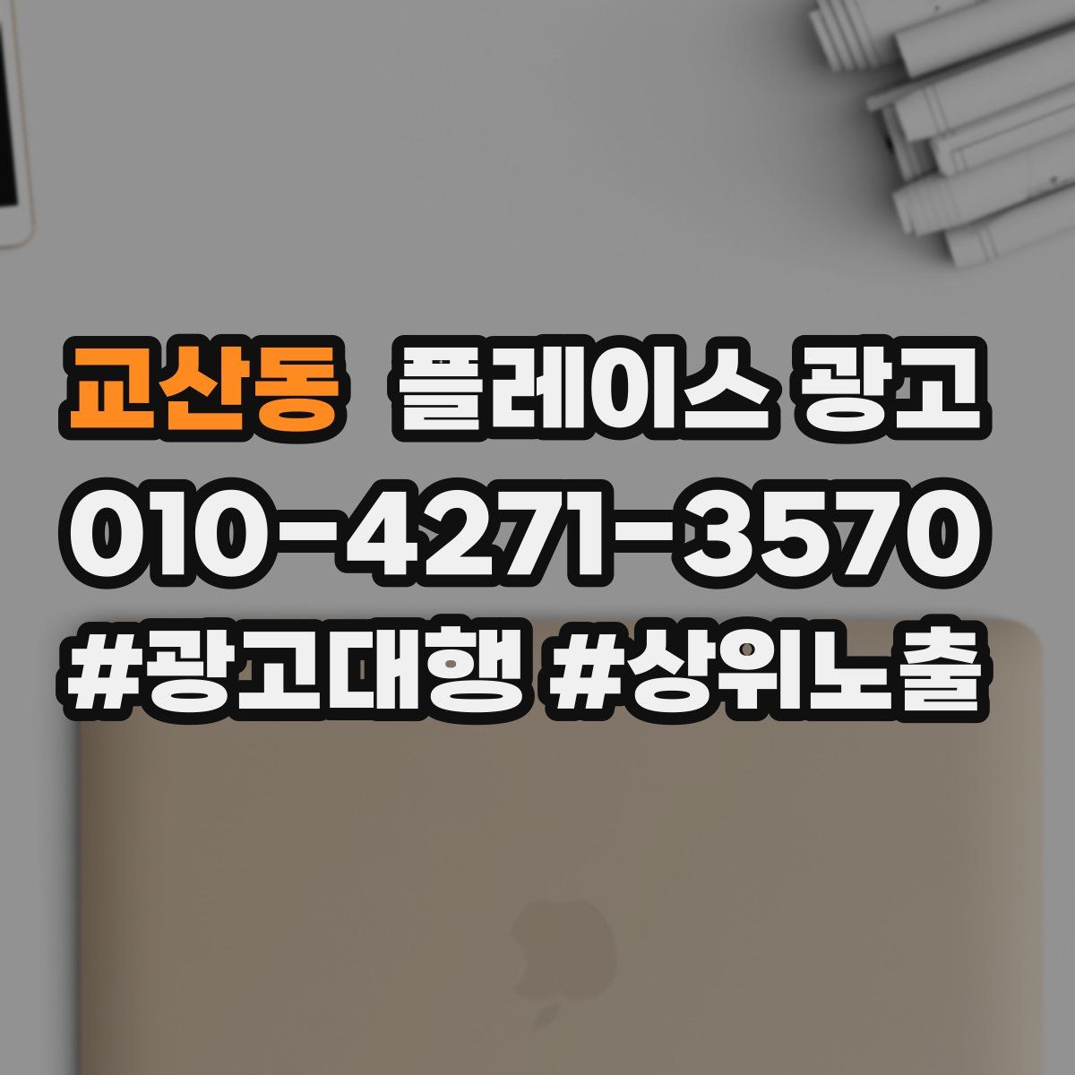 교산동 플레이스 광고