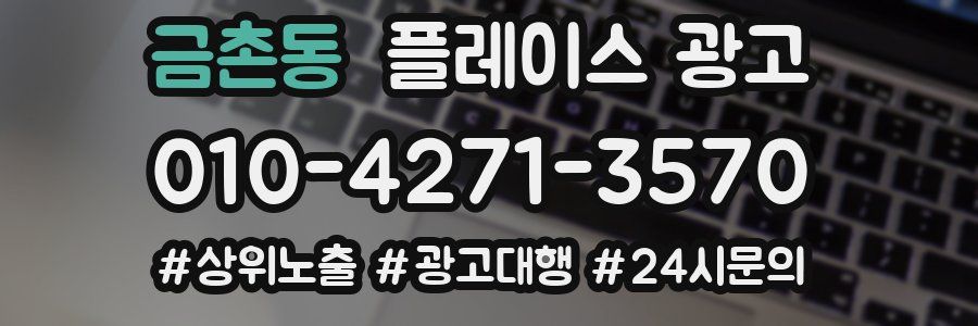 금촌동 플레이스 광고