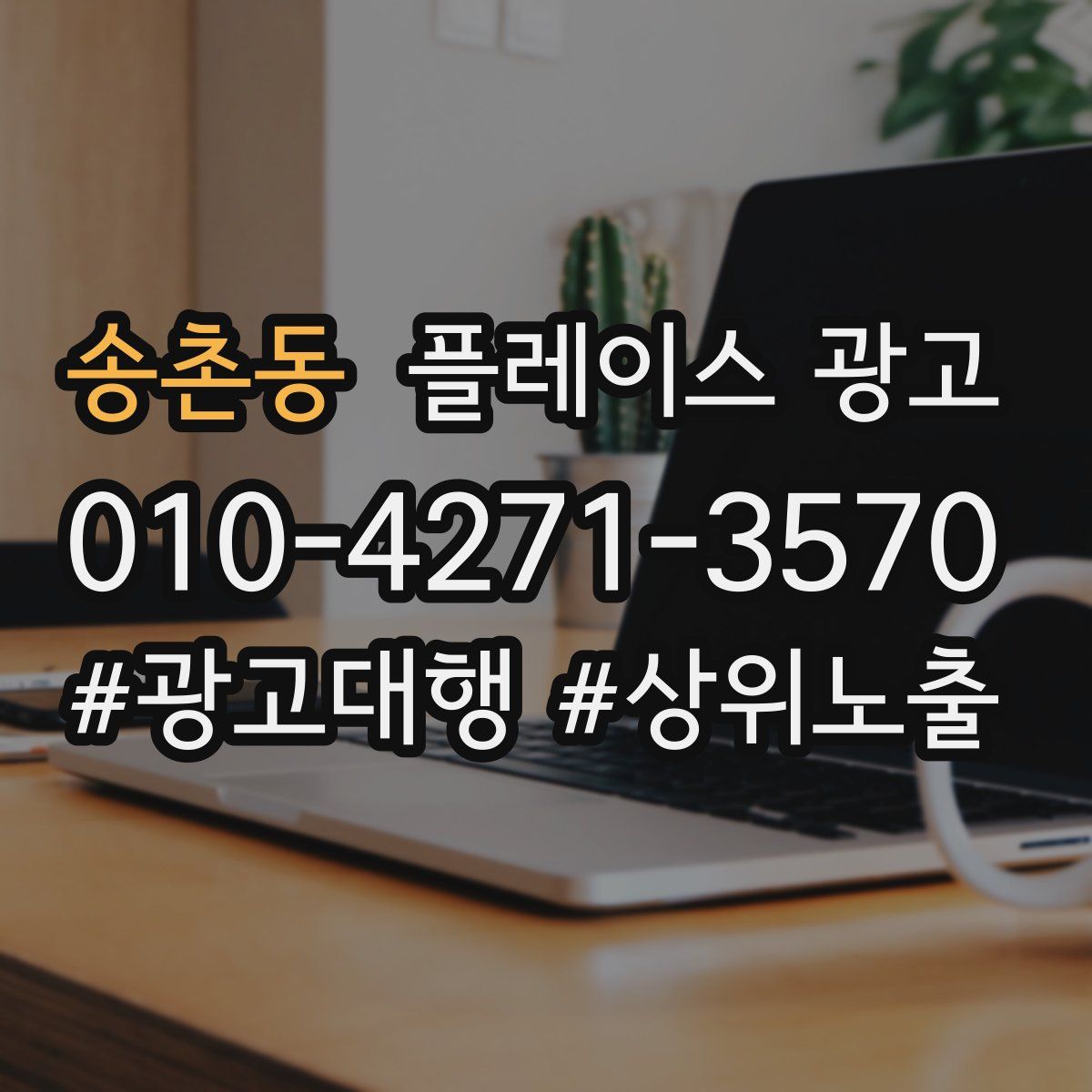 송촌동 플레이스 광고