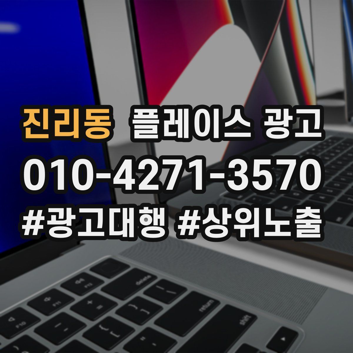 진리동 플레이스 광고