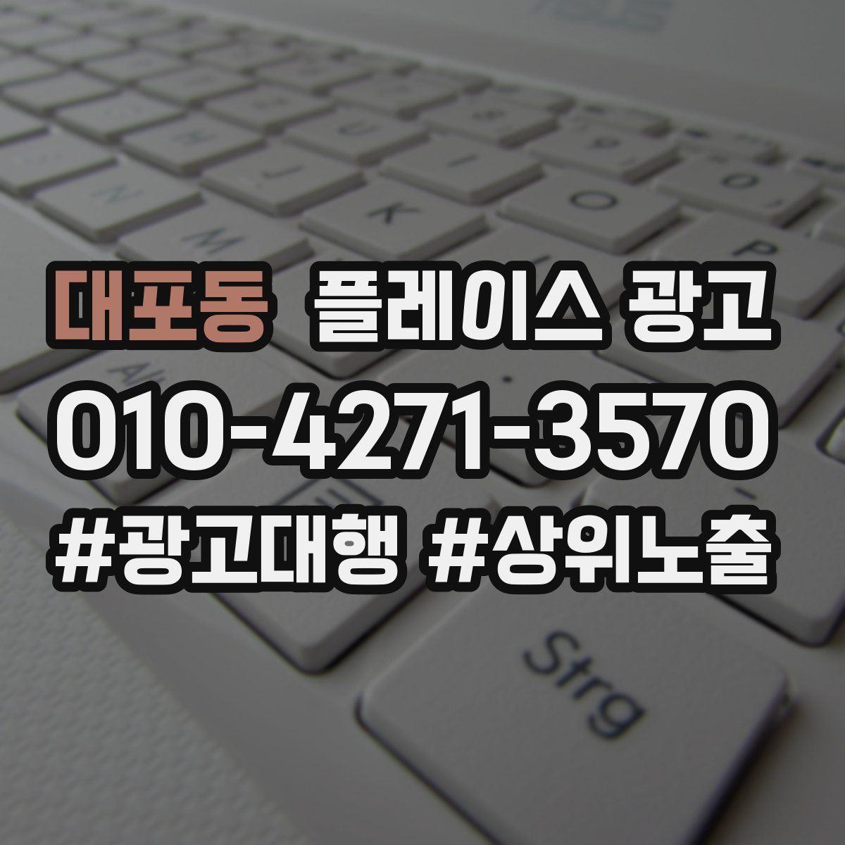 대포동 플레이스 광고