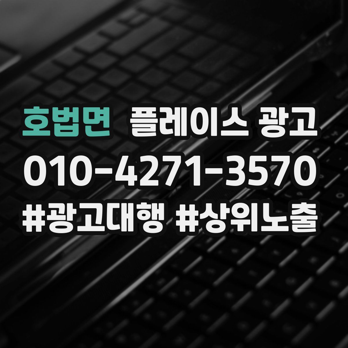 호법면 플레이스 광고