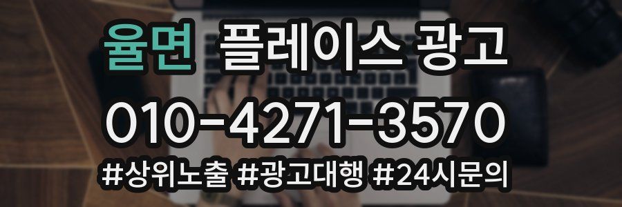 율면 플레이스 광고