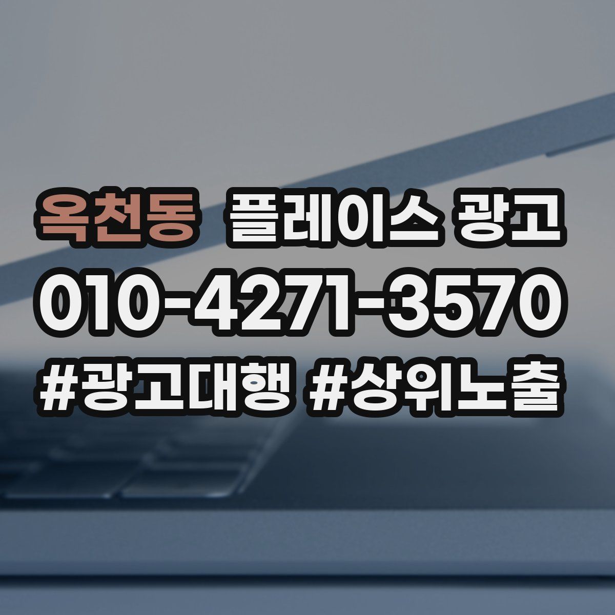 옥천동 플레이스 광고