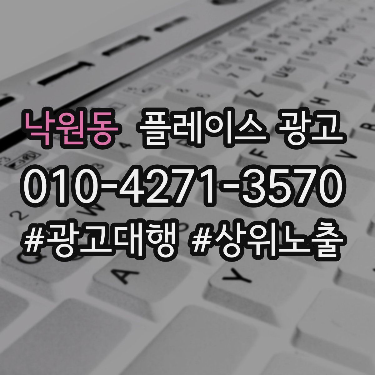 낙원동 플레이스 광고