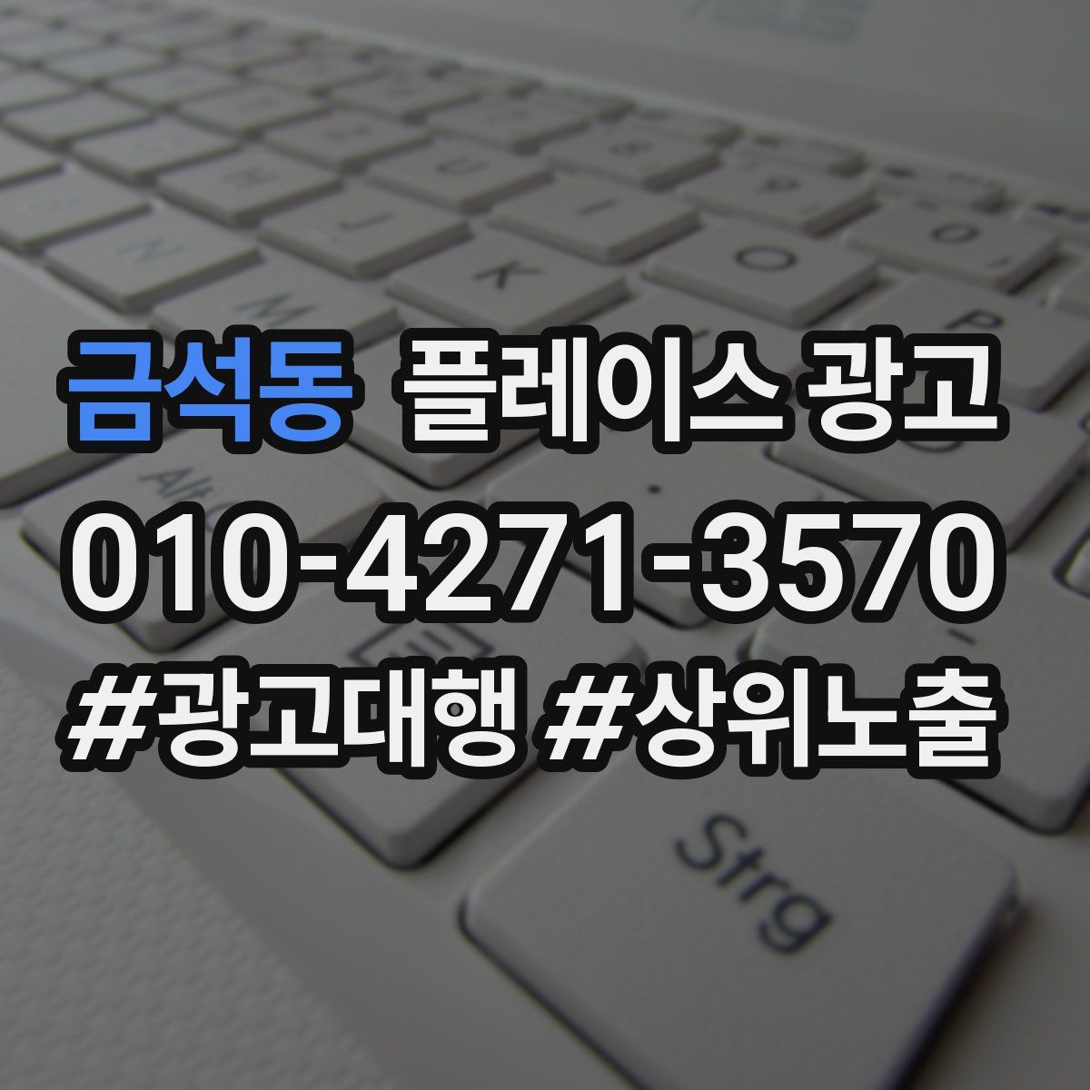 금석동 플레이스 광고