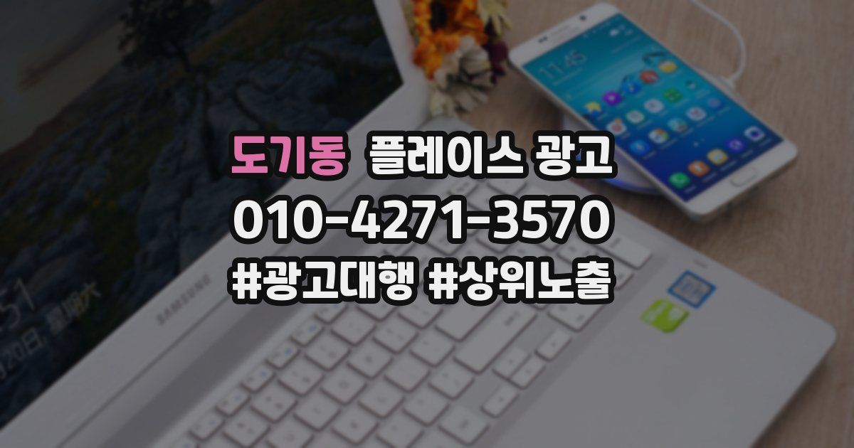 도기동 플레이스 광고