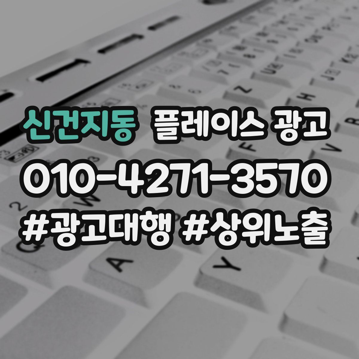 신건지동 플레이스 광고