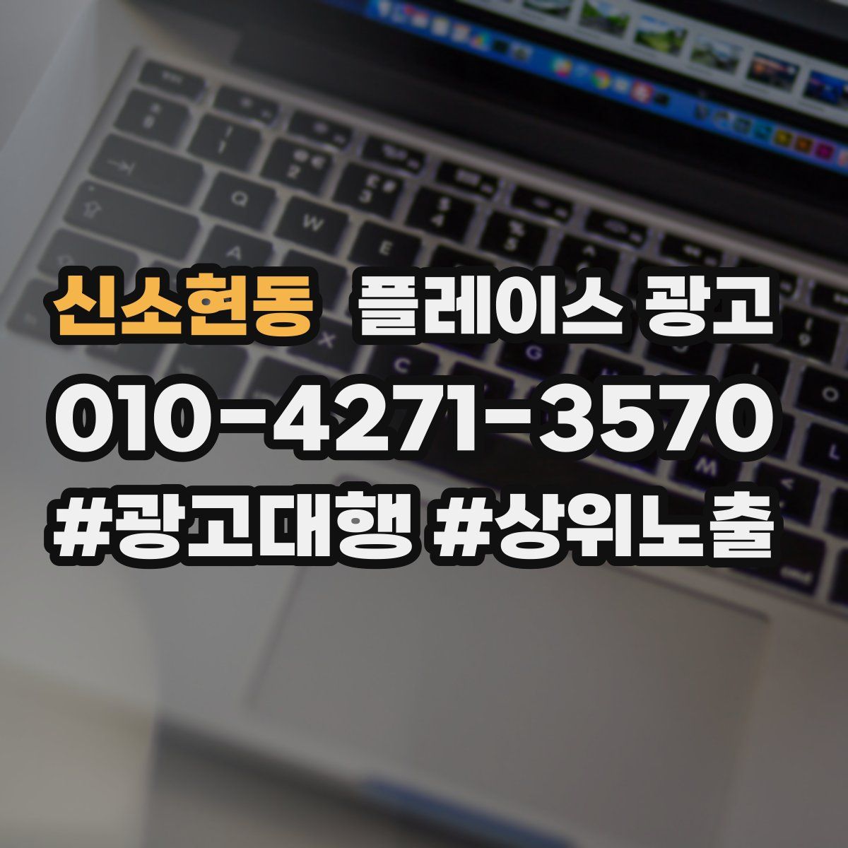 신소현동 플레이스 광고