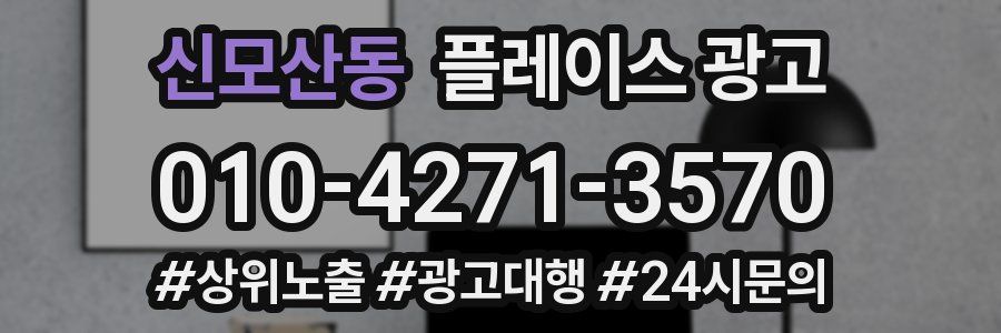 신모산동 플레이스 광고
