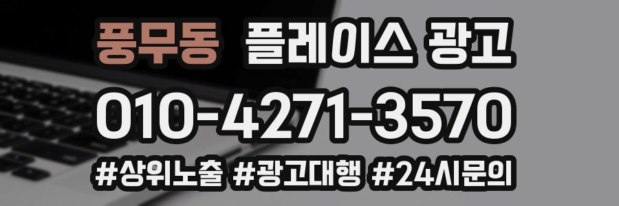 풍무동 플레이스 광고