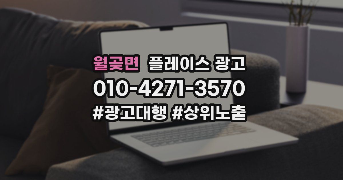 월곶면 플레이스 광고
