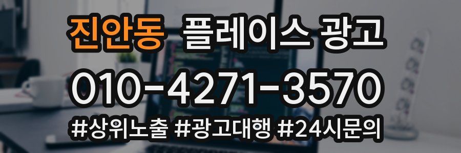 진안동 플레이스 광고