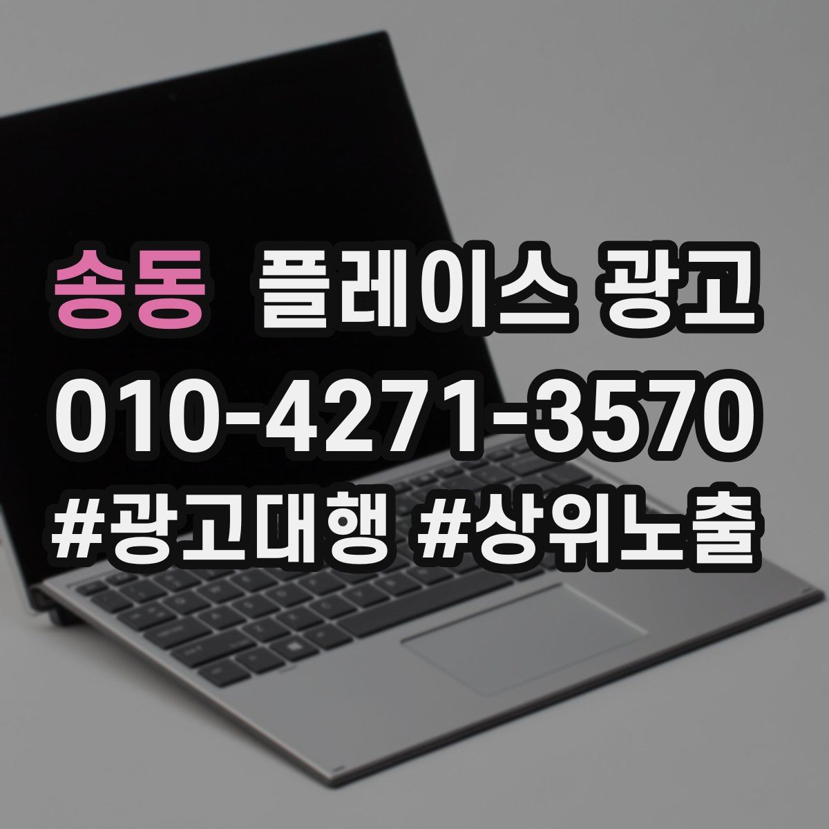 송동 플레이스 광고