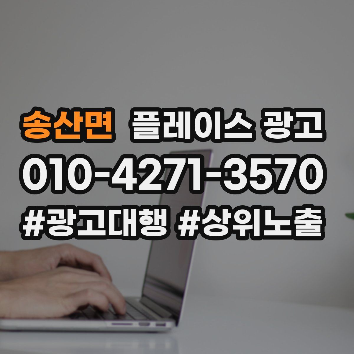 송산면 플레이스 광고